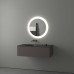 Зеркало Evoform Ledshine d70 с подсветкой 16.5 W - без выключателя - нейтральный белый свет