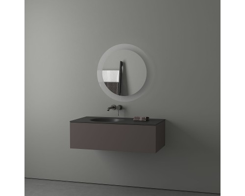 Зеркало Evoform Ledshine d70 с подсветкой 16.5 W - без выключателя - нейтральный белый свет