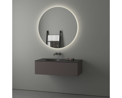 Зеркало Evoform Ledshine d100 с подсветкой 27 W - сенсорный выключатель - нейтральный белый свет