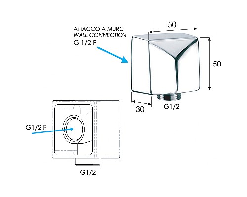 Шланговое подключение Remer 309SBG Золото брашированное