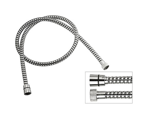 Душевой шланг Remer 334CNNC150brass Хром Черный