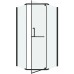 Душевой уголок Grossman Pragma 100х100 302.K33.03.1010.21.00 профиль Черный матовый стекло прозрачное