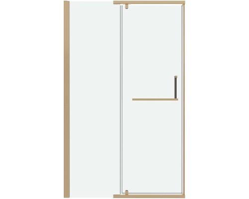 Душевая дверь Grossman Pragma 110 100.K33.03.110.32.00 профиль Золото сатин стекло прозрачное