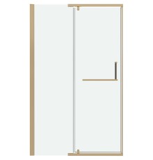 Душевая дверь Grossman Pragma 120 100.K33.03.120.32.00 профиль Золото сатин стекло прозрачное