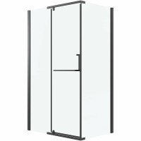 Душевой уголок Grossman Pragma 120х90 120.K33.03.1290.21.00 профиль Черный матовый стекло прозрачное