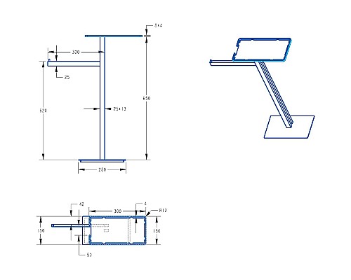 Напольная стойка Boheme 10952-MW Белая матовая