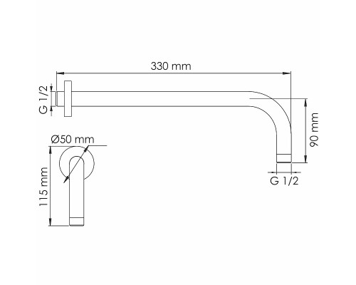 Душевая система WasserKRAFT Asphe A7751.338.329 Розовое золото