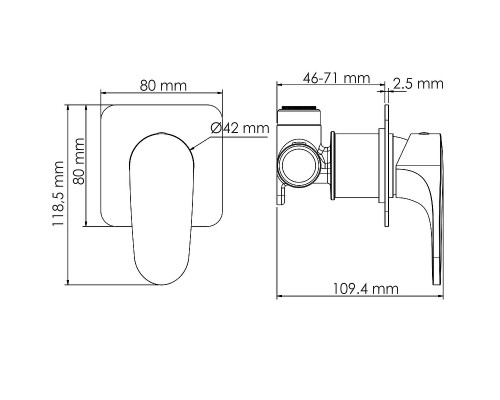 Душевая система WasserKRAFT Asphe A7751.338.329 Розовое золото