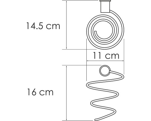 Держатель для фена WasserKRAFT K-1080N Никель