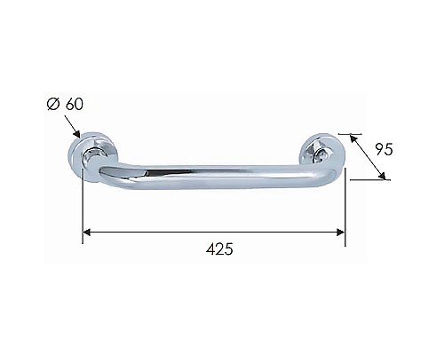 Полотенцедержатель Remer RB440CR Хром