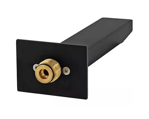 Излив для смесителя Remer Qubica 91QNO Черный матовый