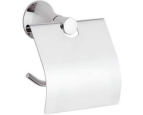 Держатель туалетной бумаги Remer Delicata DE60CR с крышкой Хром
