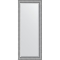 Зеркало Evoform Exclusive Floor 202х82 с фацетом в багетной раме - Серебряная кольчуга 88 мм
