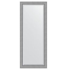 Зеркало Evoform Exclusive Floor 202х82 с фацетом в багетной раме - Серебряная кольчуга 88 мм