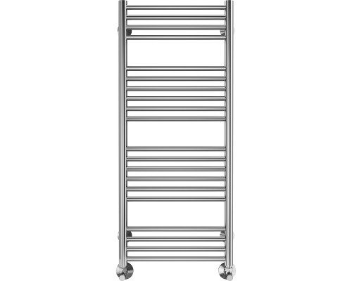 Водяной полотенцесушитель Terminus Аврора П20 400x1000 4670078529374 Хром, нижнее подключение, G 1/2" ВР, с угловым соединением