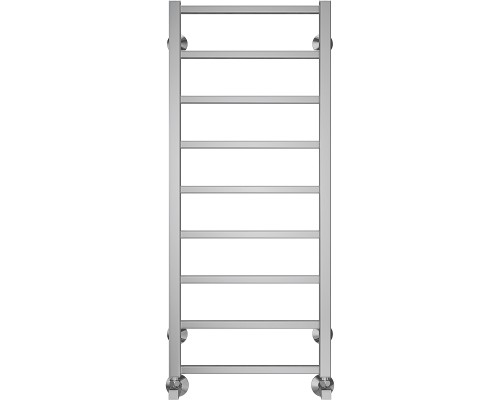 Водяной полотенцесушитель Terminus Контур П9 400х1000 4670078529671 Хром, нижнее подключение, G 1/2" ВР, с угловым соединением