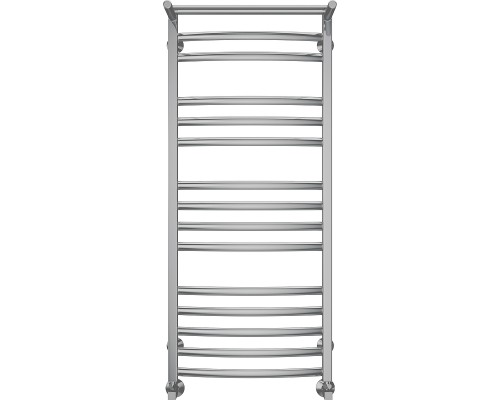 Водяной полотенцесушитель Terminus Енисей П15 500x1200 4670078529589 с полкой Хром, нижнее подключение, G 1/2" ВР, с угловым соединением