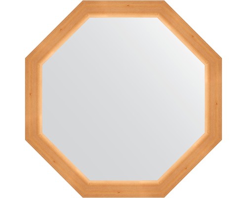 Зеркало Evoform Octagon 72х72 в багетной раме - Сосна 62 мм