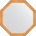 Зеркало Evoform Octagon 72х72 в багетной раме - Сосна 62 мм