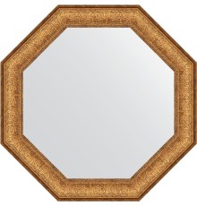 Зеркало Evoform Octagon 64х64 в багетной раме - Медный эльдорадо 73 мм