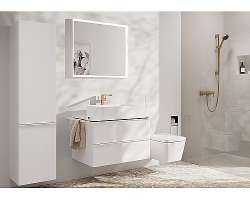 Смеситель для раковины Hansgrohe Tecturis E 73070140 Бронза