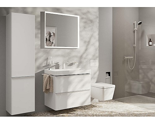Смеситель для раковины Hansgrohe Tecturis E 73010700 Белый матовый