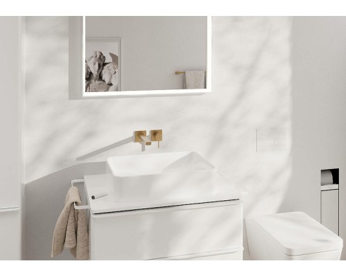 Смеситель для раковины Hansgrohe Tecturis E 73051140 Бронза