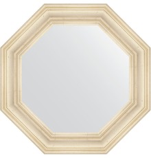 Зеркало Evoform Octagon 69х69 в багетной раме - Травленое серебро 99 мм