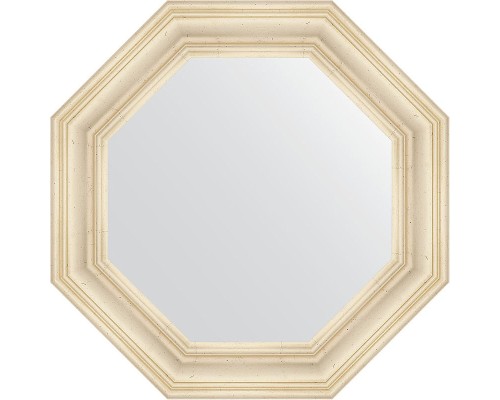 Зеркало Evoform Octagon 69х69 в багетной раме - Травленое серебро 99 мм