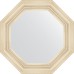 Зеркало Evoform Octagon 69х69 в багетной раме - Травленое серебро 99 мм