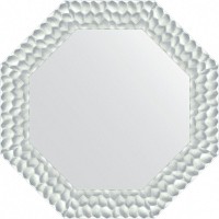 Зеркало Evoform Octagon 67х67 в багетной раме - Перламутровые дюны 89 мм
