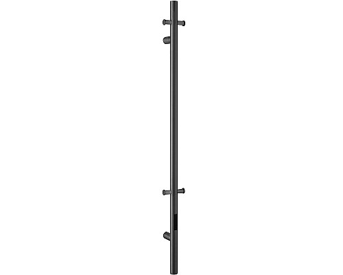 Электрический полотенцесушитель Boheme Uno 726-SGM Оружейная сталь глянцевая