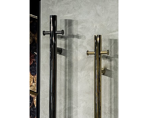 Электрический полотенцесушитель Boheme Uno 726-SGM Оружейная сталь глянцевая