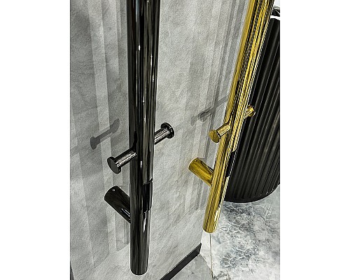 Электрический полотенцесушитель Boheme Uno 726-SGM Оружейная сталь глянцевая