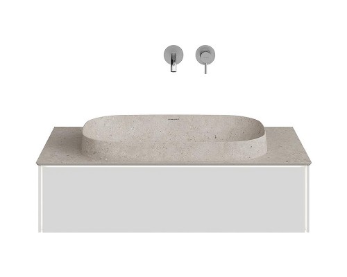 Тумба под раковину Kerama Marazzi Magica 90 MA.90.1\MGR.M подвесная Утренний серый матовый