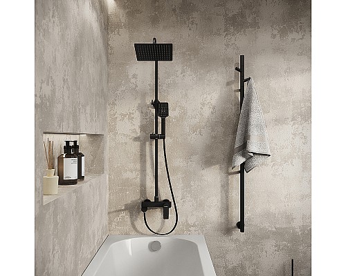 Душевая система Grossman Cosmo 500.K35.02.210 Черная матовая