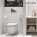 Комплект унитаза Cersanit City Smart CO DPL EO Slim с сиденьем Микролифт и инсталляцией Link Pro с клавишей смыва Хром глянцевый