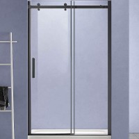 Душевая дверь Vincea Como-N 160 профиль Черный стекло прозрачное