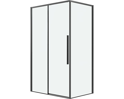 Душевой уголок Grossman Galaxy 130х80 120.K33.01.1380.42.00 профиль Графит сатин стекло прозрачное