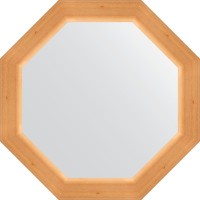 Зеркало Evoform Octagon 56х56 BY 3985 в багетной раме - Сосна 62 мм