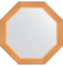 Зеркало Evoform Octagon 56х56 в багетной раме - Сосна 62 мм