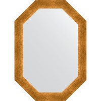Зеркало Evoform Octagon 50x70 BY 7037 в багетной раме - Травленое золото 59 мм