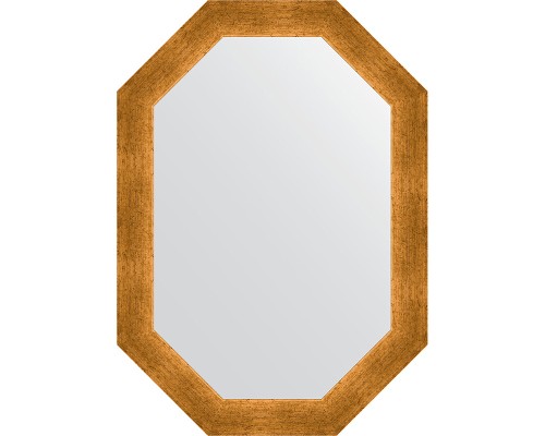 Зеркало Evoform Octagon 50x70 BY 7037 в багетной раме - Травленое золото 59 мм