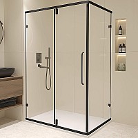 Душевой уголок RGW Classic CL-046B 90x80 350904698-14 профиль Черный матовый стекло прозрачное