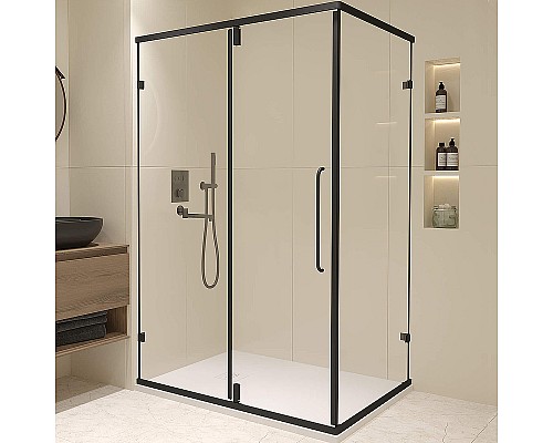 Душевой уголок RGW Classic CL-046B 90x80 350904698-14 профиль Черный матовый стекло прозрачное