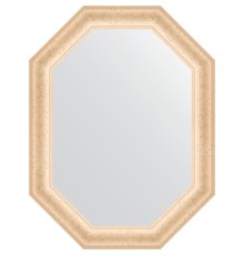 Зеркало Evoform Octagon 65x85 в багетной раме - Старый гипс 82 мм