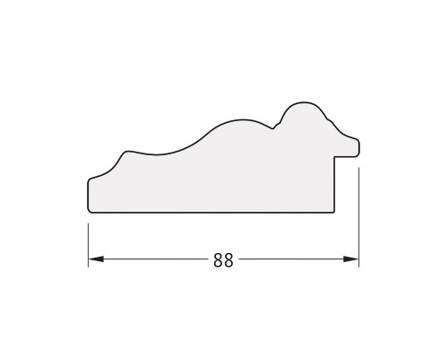 Зеркало Evoform Octagon 56x76 BY 7169 в багетной раме - Римская бронза 88 мм