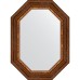 Зеркало Evoform Octagon 56x76 BY 7169 в багетной раме - Римская бронза 88 мм