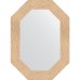 Зеркало Evoform Octagon 56x76 BY 7177 в багетной раме - Золотые дюны 90 мм