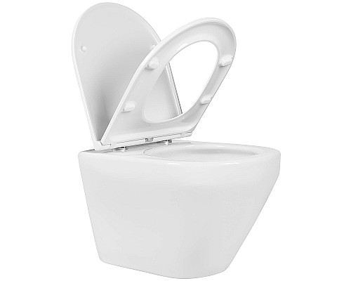 Унитаз Aquatek Лея Tornado AQ1199T-00 подвесной с сиденьем Микролифт